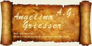 Angelina Griesser vizit kartica